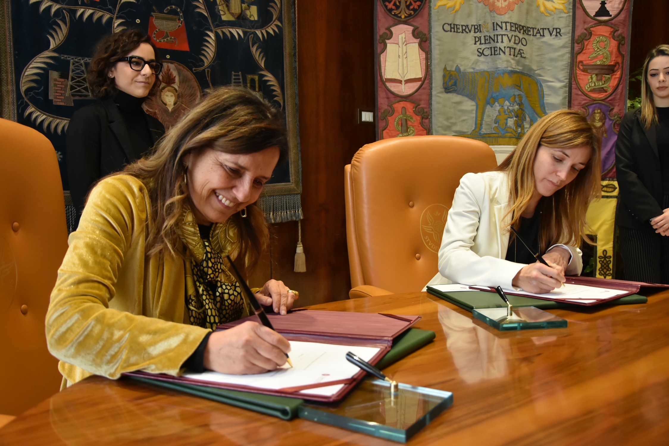 Sapienza Antonella Polimeni accordo firma con IRBM farmaci innovativi